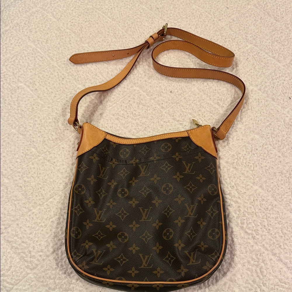 Louis Vuitton Brown Monogram Crossbody Bag Odeon PM